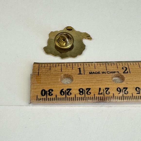 Vtg 1996 80 year Anniversary San Diego Zoo Enamel Pin Polar Bear Purple Gold - Picture 4 of 9